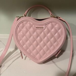 ELPREOLE WOMEN’S HEART SHAPED PURSE, DESIGNER CROSSBODY HANDBAG